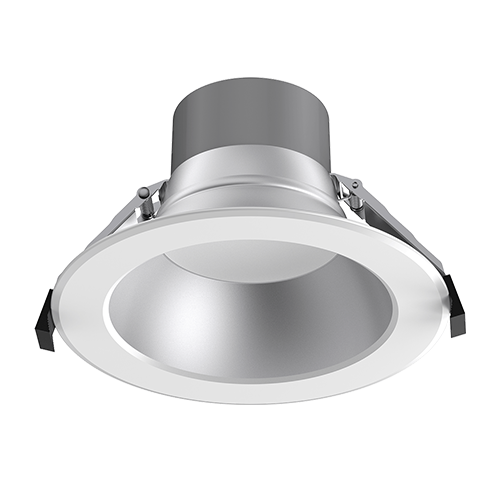 Lotus DL254-6-30W-M-A5C5-HO-AZ, 6" LED Alzak Round Commercial 5 CCT & 5 Wattage Selectable, 12-30W, 120-347VAC, 5CCT, 1310-3450 Lumens, 0-10V Dimming