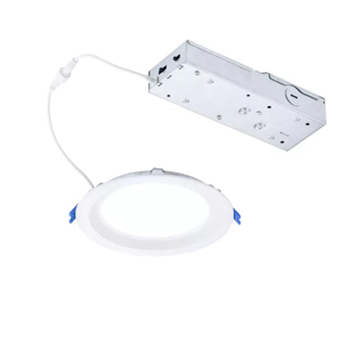 Philips DL4R7ESCT1W, 4'' Round LED Downlight, 11 Watt, 700 Lumens, 2700/3000/3500/4000/5000K, Dimmable, 90CRI, 120V 60Hz, White Finish
