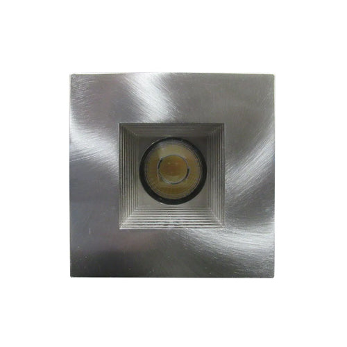 Etlin-Daniels DLRBS2-814WD-BN, 2'' Square Integrated LED Baffle Recessed Downlight, Triac Warm Dimmable, 120V, 8W, 600LM, 4000K Cool White, Brushed Nickel