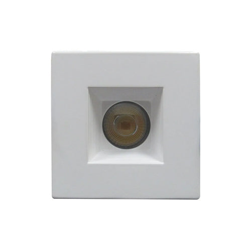 Etlin-Daniels DLRBS2-814WD-WH, 2'' Square Integrated LED Baffle Recessed Downlight, Triac Warm Dimmable, 120V, 8W, 600LM, 4000K Cool White, White