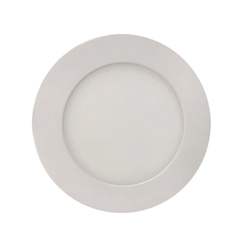 Etlin-Daniels DLSWR6-121L5C9D-WHH-FF, 6'' Round Integrated LED Ultra Thin Canless Recessed Downlight with Junction Box, Triac Dimmable, 12W, 120V, 5CCT Selectable, White