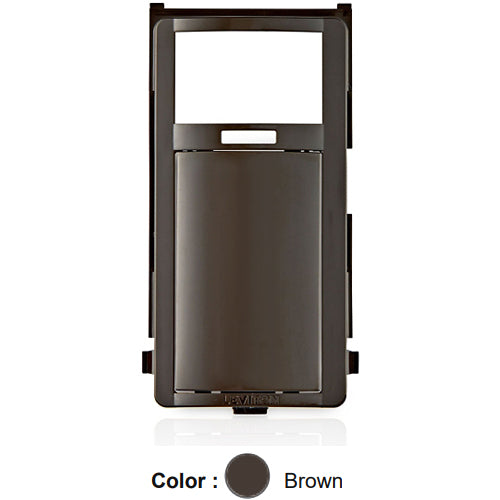 Leviton DOSKT-B, Color Change Kit for Decora Motion and Humidity Sensors, Brown