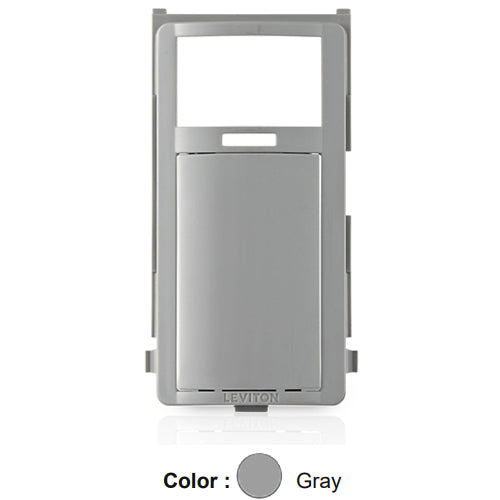 Leviton DOSKT-G, Color Change Kit for Decora Motion and Humidity Sensors, Gray