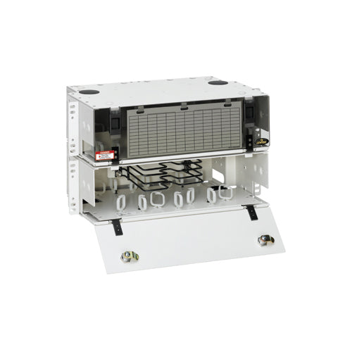 Leviton DPC6U-33, LIGHTSPACE 6RU DPC-525 Enclosure, Empty, Accepts up to (6) LIGHTSPACE Fiber Adapter Plates and (4) Fiber Splice Trays