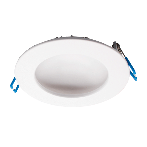 Lotus DS-LED-4-S12W-DTW-WH, 4" Round Indirect Slim Recessed LED 12W, 120VAC, Dim to Warm 3000-2200K, 590 Lumens, White Trim, Dimmable