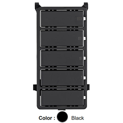 Leviton DTKIT-E, Color Change Kit for Decora Countdown Timers, Black