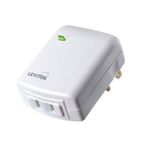 Leviton DZPD3-2BW, Indoor Decora Smart Plug-in Dimmer with Z-Wave Plus Technology, 100W LED/CFL, 300W Incandescent, White