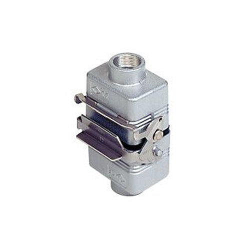 Techspan E06TECC25S, E Series Multipole Connectors Complete Kit, 6 Poles+Ground, 16A/600V, Screw Termination, 1 Lever Locking, V-Type Closing, Coupler Mounting, Top Entry, M25 Port Thread, Metal