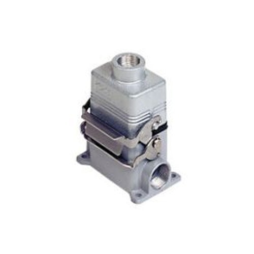 Techspan E06TESM25S, E Series Multipole Connectors Complete Kit, 6 Poles+Ground, 16A/600V, Screw Termination, 1 Lever Locking, V-Type Closing, Surface Mounting, Top Entry, M20/25 Port Thread, Metal