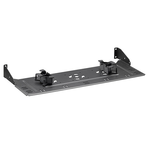 Leviton E2X1F-CMB, e2XHD Rear Cable Manager for Flat Panel, with Fiber Storage Rings (Four Quarter-Round Rings)