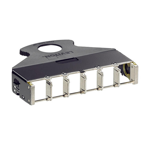 Leviton E2XHD-BRK, e2XHD 6-Port Copper Cassette, Empty