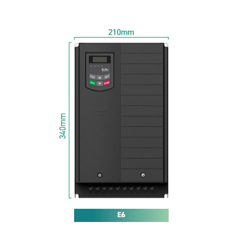 Eura Drives E2100-0185T3E6, E2100 Frequency Inverter, 3 in 3 out, 480V, 38A, 19KW, 25HP