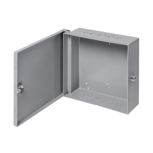 Arlington EB0708, 7" x 8" x 3.5" Heavy-Duty Non-Metallic Enclosure Box, Gray