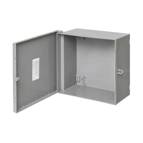 Arlington EB12126, 12" x 12" x 6" Heavy-Duty Non-Metallic Enclosure Box, Gray