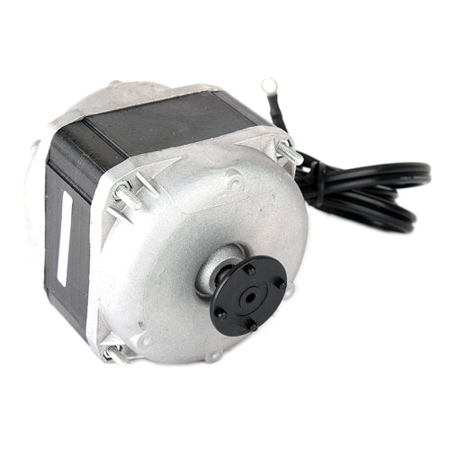 Rotom EC-18W230, Refrigeration Motor, Sleeve Bearing, Shaded Pole, 18 Watts, 1/47 HP, 1/1550 Spd/RPM, 230 Volts, 0.5 Amps, Thermal Protection