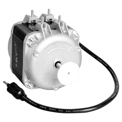 Rotom EC-34W230-V1542, Refrigeration Motor, Sleeve Bearing, Shaded Pole, 34 Watts, 1/20 HP, 1/1550 Spd/RPM, 230 Volts, 0.8 Amps, Thermal Protection