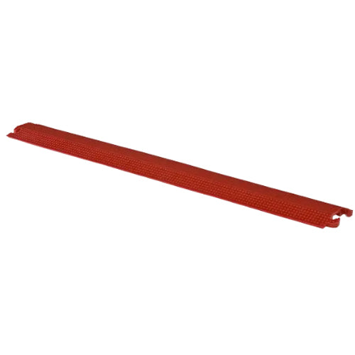 Rack-A-Tiers ED8200-R, Cable Protector, Drop Over, Heavy Duty, 7.5x1.6 Channel 36", Red