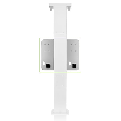 Leviton EPCM2-OF3, Mounting Template for Dual Mount Charging Station Pedestal, Side/Side with Retractable Cord Management