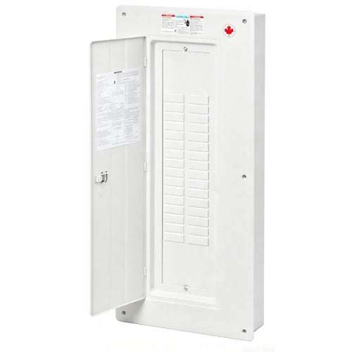 Siemens EQL32200DW, EQL Series Main Lug Load Center with Door, 32 Circuits, 200A, 1 Phase 3-Wire, 120/240V, Type 1, Aluminium, White