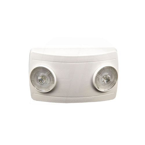 Etlin-Daniels ER200WH-BUR4, LED Dual Head Emergency Light, Thermoplastic Compact Body with 2 X 2W Heads, May Power Up to 2W of Remote Heads at 3.6VDC, 120–277VAC, Battery Back Up > 90 Min., Remote Capable