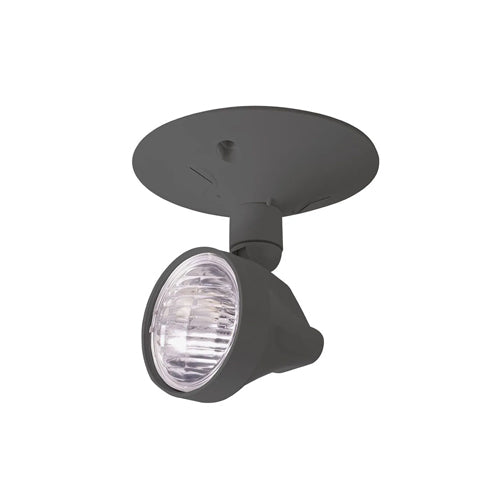 Etlin-Daniels ER210SBL-U24D-1, LED Single Remote Heads Emergency Light, Thermoplastic Adjustable 1 X 1W Heads, 6V–24VDC, Black