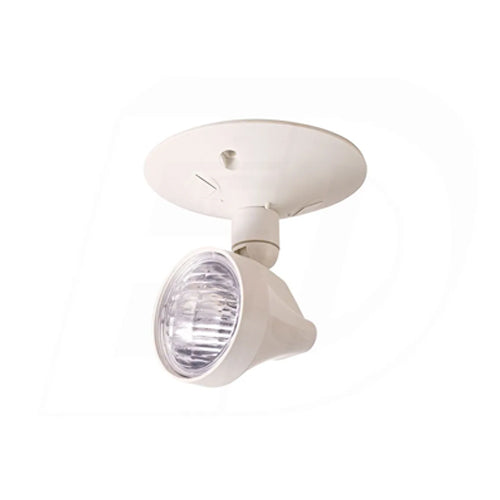 Etlin-Daniels ER210SWH-U24D-1, LED Single Remote Heads Emergency Light, Thermoplastic Adjustable 1 X 1W Heads, 6V–24VDC, White