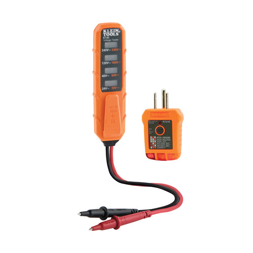 Klein Tools T45VP, AC/DC Voltage and GFCI Receptacle Outlet Test Kit