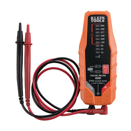 Klein Tools ET60, Electronic AC/DC Voltage Tester, 12 to 600V