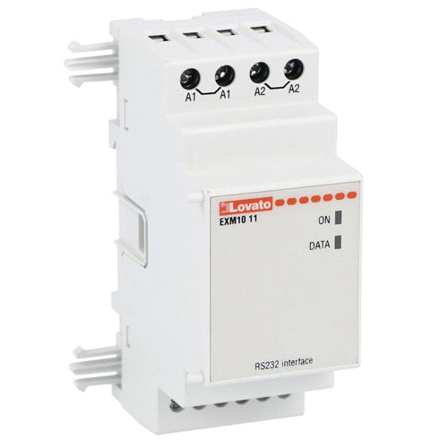 Lovato EXM1011, Expansion Module EXM Series for Modular Products, Opto-Isolated RS232 Interface