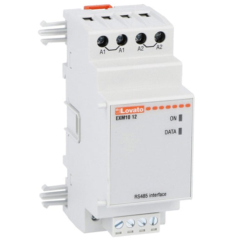 Lovato EXM1012, Expansion Module EXM Series for Modular Products, Opto-Isolated RS485 Interface
