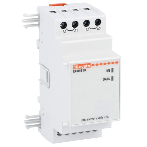 Lovato EXM1030, Expansion Module EXM Series for Modular Products, Data Storage, RTC with Backup Battery for Data Logging