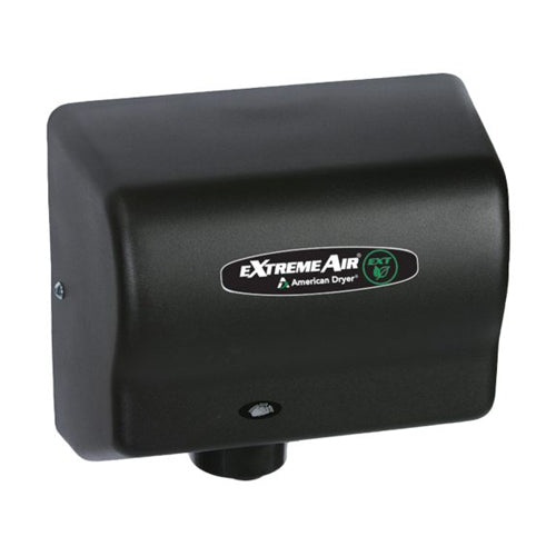 World Dryer EXT7-BG, eXtremeAir EXT Series High-Speed Compact Hand Dryer, 120-240V, Automatic Operation, Surface Mounted, Epoxy Painted Steel, Black Graphite