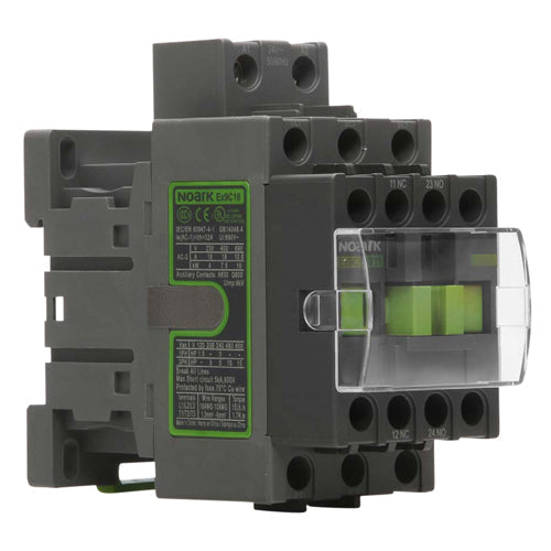Noark Ex9C1811U7, Ex9C Series, Standard IEC Contactor, Non-Reversing ...