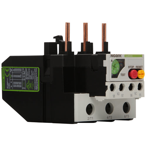 Noark Ex9RD93A32, Ex9RD Series, Thermal Overload Relay, Frame Amperage 93A, Trip Class 10A, Current Range 23~32A, Use with Ex9CD40-95 Contactors