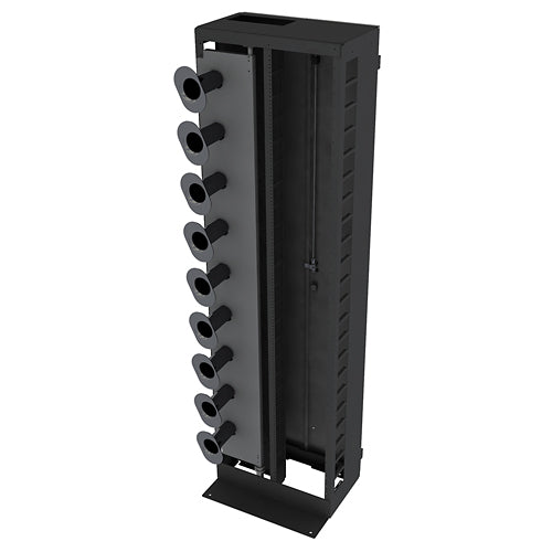 Leviton F3168-22F, HDX Fiber Distribution Frame, 84''H x 24''W x 21''D, Accepts up to (22) Decks