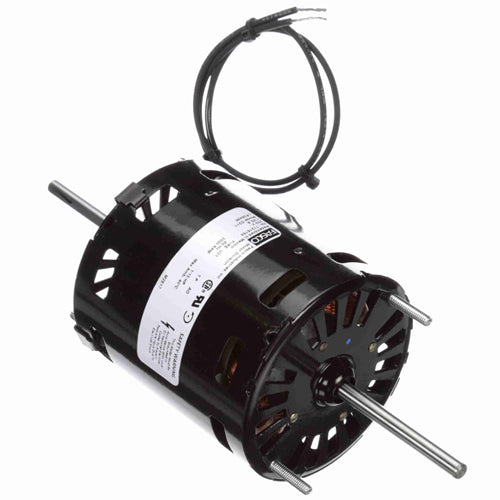 Fasco FA-D211, 3.3'' General Purpose Motor, Sleeve Bearing, Open Air Over, Shaded Pole, 1/15 HP, 1/3000 Spd/RPM, 230 Volt, 1.1 Amps, DS Rotation, 2-1/2''x1/4''x2-1/2'' Shaft