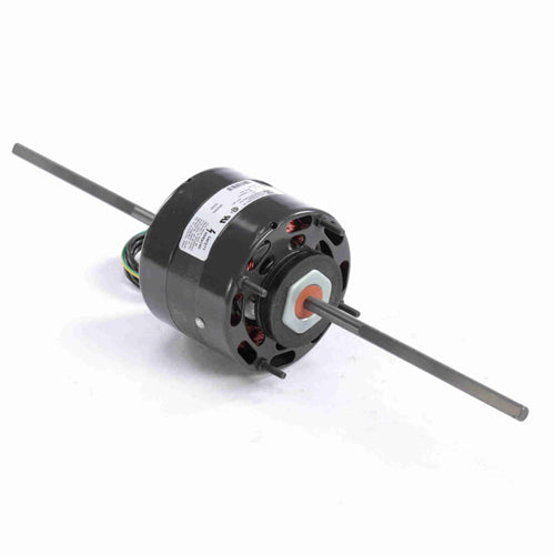 Fasco FA-D329, 4.4'' Fan Coil Air-Conditioning Motor, Sleeve Bearing, Shaded Pole, 1/15 HP, 115 Volt, 1/1550 Spd/RPM, 2.5 Amps, DS Rotation, 7-1/2''x3/8''x7-1/2'' Shaft