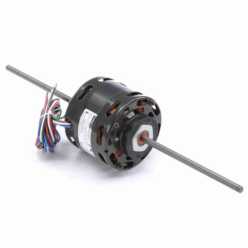 Fasco FA-D336, 4.4'' Fan Coil Air-Conditioning Motor, Sleeve Bearing, Shaded Pole, 1/10-1/15-1/25 HP, 115 Volt, 3/1550 Spd/RPM, 3.5/2.4/1.8 Amps, DS Rotation, 7-1/2''x3/8''x7-1/2'' Shaft
