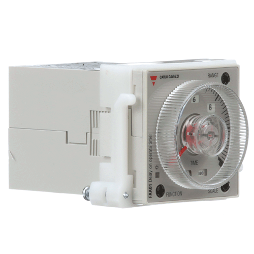 Carlo Gavazzi FAA08DW24, Multifunction Timer, 8 Pin, 0.5S-300Hrs, 8A D ...