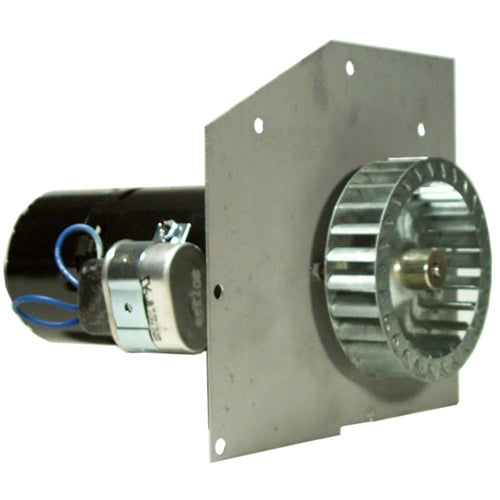 Rotom FB-RFB461, 3.3'' OEM Replacement Motor, Flue Exhaust Blower, Ball Bearing, PSC Type, 1/40 HP, 460 Volts, 0.3 Amps, 1/3200 Spd/RPM, Reversible Rotation, 4MFD/370V Capacitor
