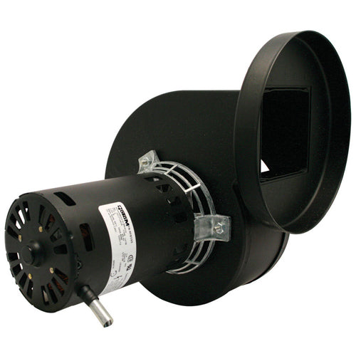 Rotom FB-RFB599, 3.3'' OEM Replacement Motor, Flue Exhaust Blower, Sleeve Bearing, Shaded Pole, 1/15 HP, 115 Volts, 2.45 Amps, 1/3000 Spd/RPM, CW Rotation