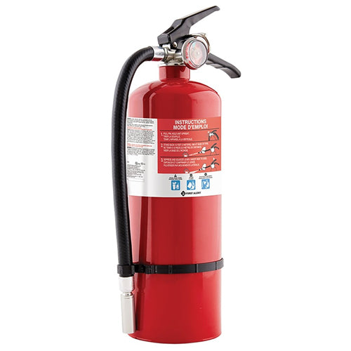 BRK FE3A40A, Rechargeable Heavy Duty Fire Extinguisher UL Rated 3-A:40-B:C (Red)