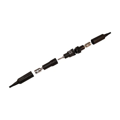 Mersen FEB-11-92-BA, In-Line Fuse Holder, Midget 10x38mm Breakaway, 1 Pole, 600VAC/DC, 30A, 11-92-BA Cu Crimp/Set Screw