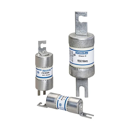 Mersen FESC80, Class C Fuse, Fast-acting, 600VAC/350VDC, 80A, Blade FESC