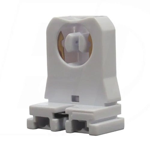 Etlin Daniels FL005-C, FL005 Series, Short Profile T8/T10/T12 Fluorescent Lampholder Medium Bi-Pin G13 Base, Solid Shoulder with Captive Nut, 660W 600V, 10 Packs