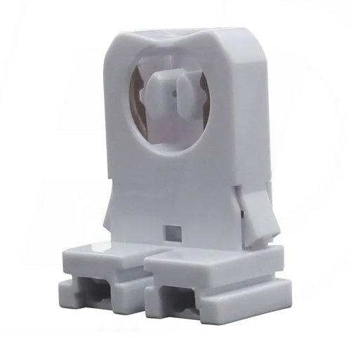 Etlin Daniels FL005-W, FL005 Series, Short Profile T8/T10/T12 Fluorescent Lampholder Medium Bi-Pin G13 Base, Flexible Snap-In Shoulder, 660W 600V, 10 Packs