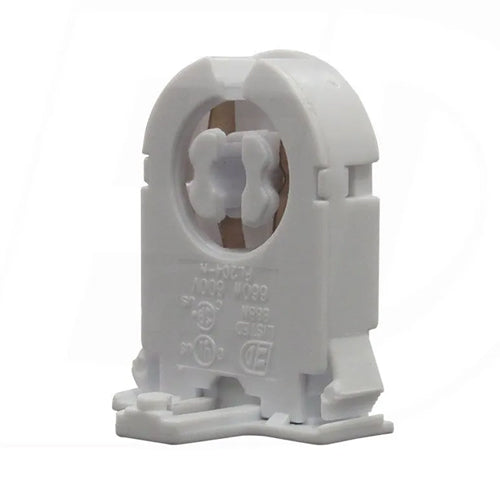 Etlin Daniels FL204-N_PK250, FL204 Series, T8/T10/T12 Linear Fluorescent Lampholder, Medium Bi-Pin G13 Base, Flexible Snap-In Shoulder, Locating Nib, Low Profile, 660W, 600V, 250 Packs