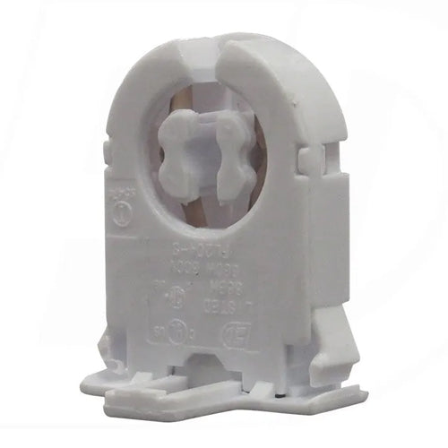 Etlin Daniels FL204-S, FL204 Series, T8/T10/T12 Linear Fluorescent Lampholder, Medium Bi-Pin G13 Base, Flexible Shoulder, Shunted, Low Profile, 660W, 600V, 10 Packs