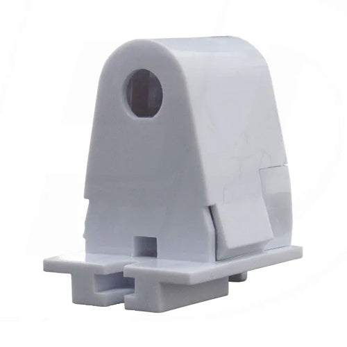 Etlin Daniels FL314-W, T6/T8/T10/T12 Lamps High Output Fluorescent Light Socket, FA8 Base, Snap In, Slide On, Fixed End Mount, 660W, 600V, 10 Packs