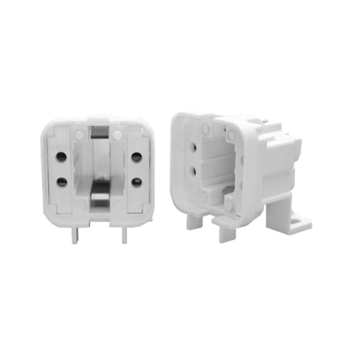 Etlin Daniels FL423V-Q3, 4 Pin CFL Light Socket, 26/32W, Horizontal 2 Hole Screw Mount, 75W, 600V, 10 Packs